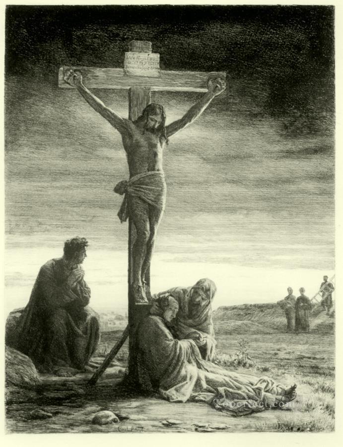 Crucifixion of Christ Carl Heinrich Bloch Oil Paintings